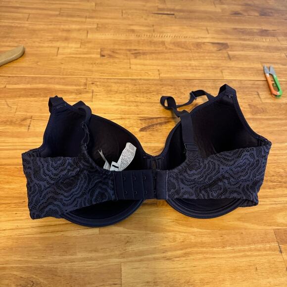 Chantelle C Underwire Lightly Padded T-shirt Bra Deep Purple Size 32DDD - Picture 4 of 6